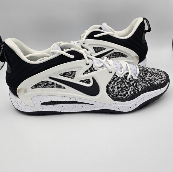 Nike KD 15 TB 'White Black Speckled' Basketball Shoes Mens Size 18